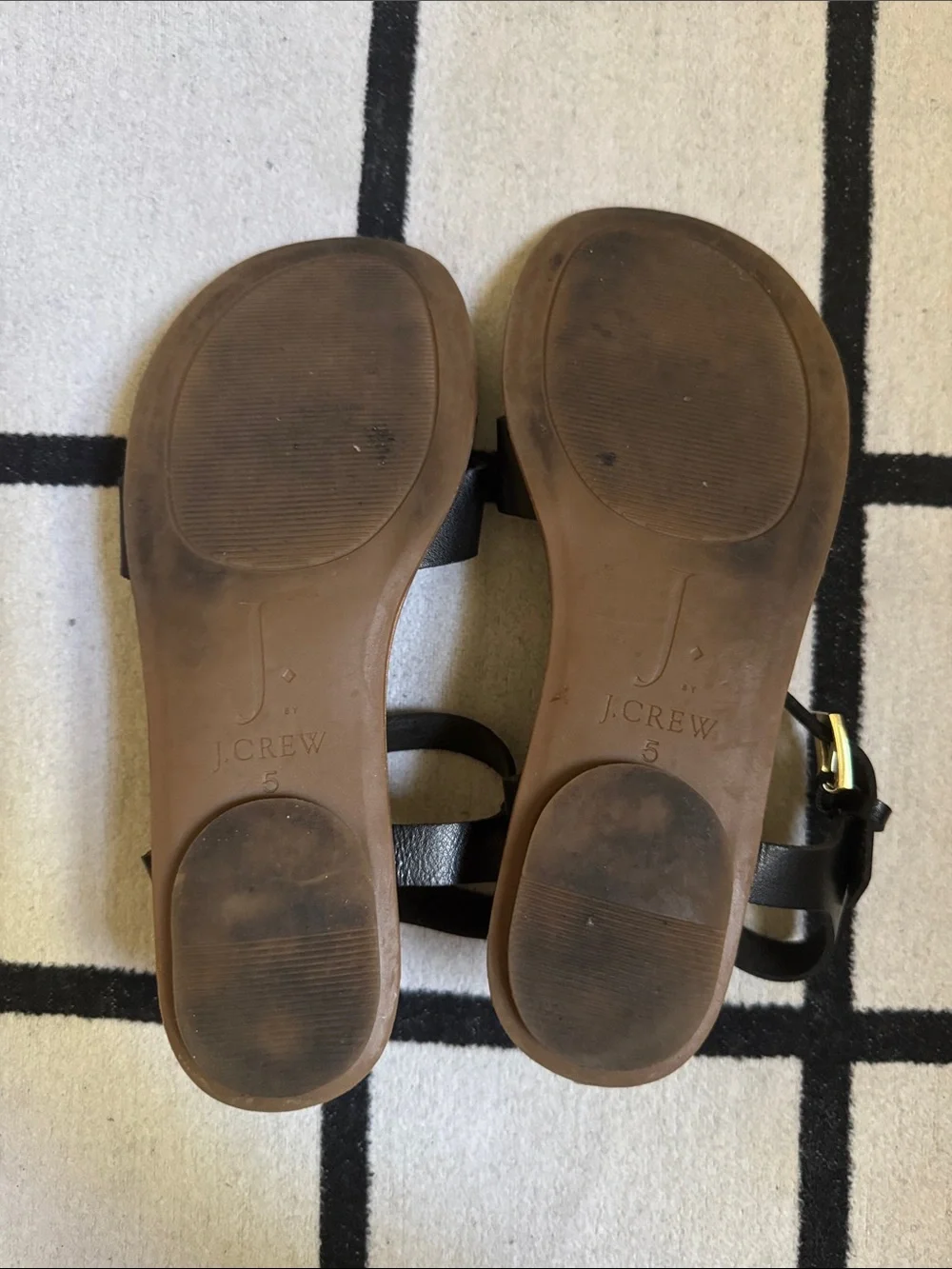 J. Crew leather sandals